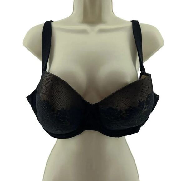 Soma Stunning Support Smooth Full Coverage Bra Black Size 40C - Picture 1 of 5